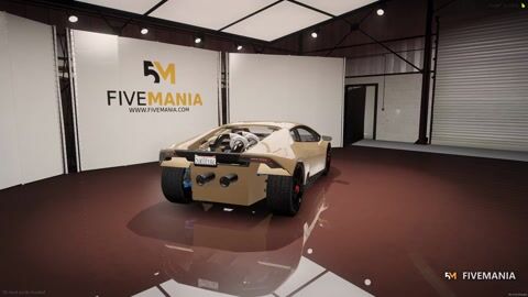 FIVEM 2jlam | Realistic Sports Car [Unbadged] Add-On | Custom Wheels | Exposed Engine | Optimized | Fivem Ready | High Quality — video preview