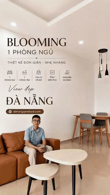 Cho thuê Căn hộ Chung cư Blooming Tower Đà Nẵng Quận Hải Châu Đà Nẵng diện tích 77 m² giá 17 triệu/tháng