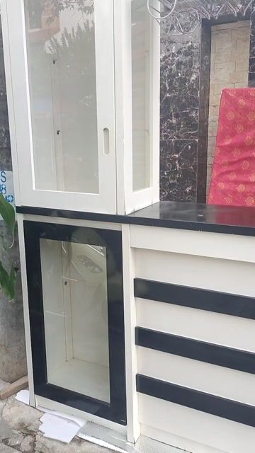 Tủ rượu Gỗ Trắng 1m8x2m2x40cm. Mua bán Tủ, kệ gia đình tại Quận Cẩm Lệ Đà Nẵng được đăng bởi Hữu Gia hình 1