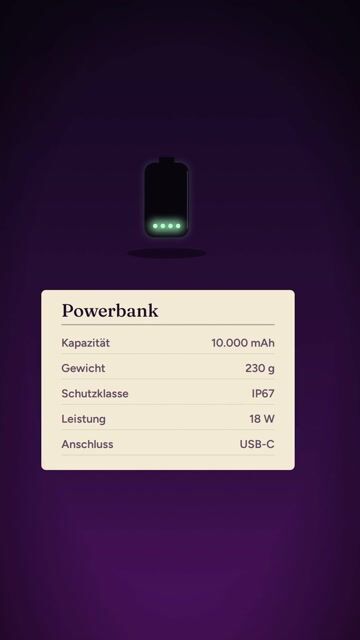 Standbild aus dem Video Die Powerbank