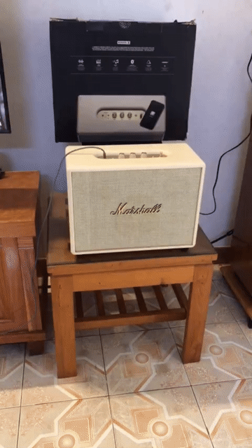 Marshall Woburn III Trắng kem-Mới 99%, fun Thùng. Mua bán Tivi, Âm thanh tại Huyện Cẩm Mỹ Đồng Nai được đăng bởi Trần Đức Ngọc hình 1