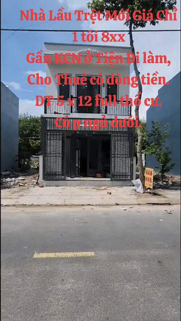 Mua bán Nhà ở Huyện Bắc Tân Uyên Bình Dương diện tích 60 m² giá 1,85 tỷ