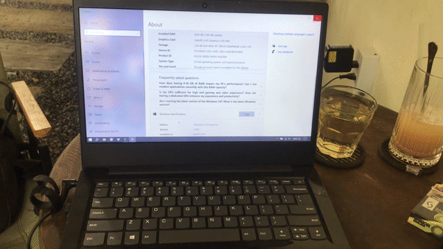 Lenovo Ideapad S145 i3 đời 10, ram 8gb, ssd 256gb. Mua bán Laptop tại Thành phố Thủ Đức Tp Hồ Chí Minh được đăng bởi Ngyn hình 1