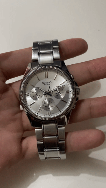 Casio MTP-1375 6 kim, bản dây thép. Mua bán Đồng hồ tại Thành phố Thuận An Bình Dương được đăng bởi Alex hình 1