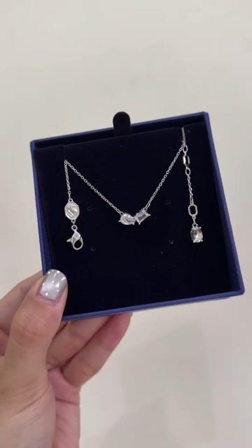 Vòng cổ 2 viên đá s.w.a. Mua bán Phụ kiện thời trang khác tại Quận Ngũ Hành Sơn Đà Nẵng được đăng bởi gocthanhlibh hình 1