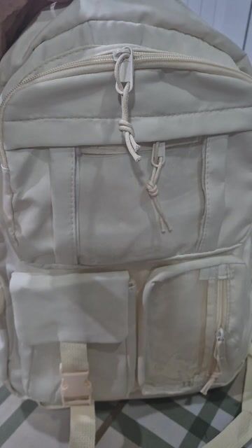 Balo Unisex Chất liệu Bền màu Trắng kem. Mua bán Túi xách tại Quận Tân Bình Tp Hồ Chí Minh được đăng bởi ThanhThuy Ha hình 1