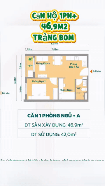 Mua bán Căn hộ Chung cư Huyện Trảng Bom Đồng Nai diện tích 46 m² giá 200 triệu