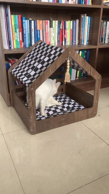 NHÀ GỖ CHO MÈO & CHÓ NHỎ, VỪA NGỦ VỪA LÀ GÓC RIÊNG. Mua bán Phụ kiện, Thức ăn, Dịch vụ tại Quận 7 Tp Hồ Chí Minh được đăng bởi Man hình 1