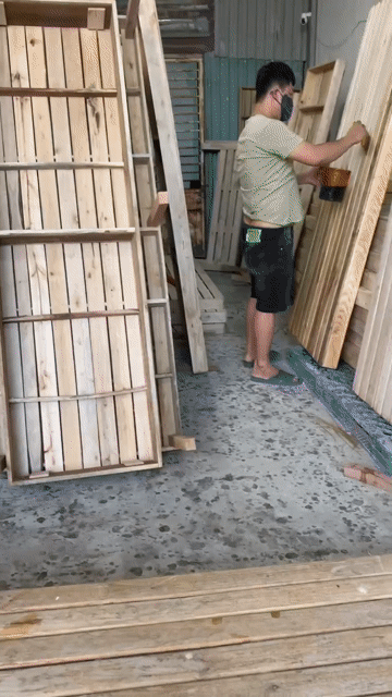 Giường balet Gỗ quế. Mua bán Giường, chăn ga gối nệm tại Quận Cẩm Lệ Đà Nẵng được đăng bởi Nội Thất Trần Dung  hình 1