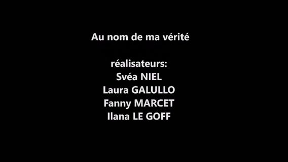 Au nom de ma vérité