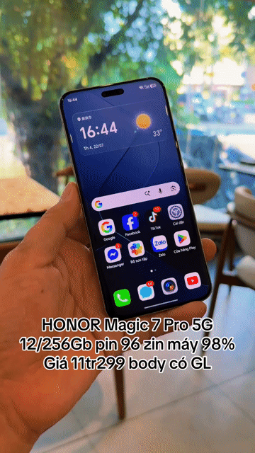 Honor Magic 7 Pro 5G 12GB/256GB  pin 96 máy đẹp. Mua bán Điện thoại tại Thành phố Mỹ Tho Tiền Giang được đăng bởi LH Max Dilys hình 1