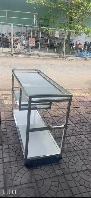 Kệ Inox 3 tầng Bạc Nhà bếp, phòng tắm. Mua bán Thiết bị vệ sinh, nhà tắm tại Quận Cái Răng Cần Thơ được đăng bởi INOX Gia Dụng  hình 1