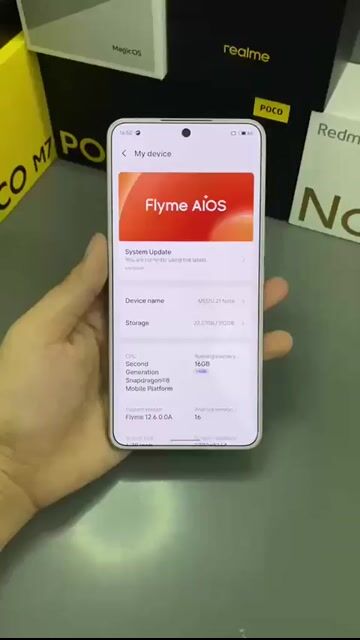 Meizu 21 Note Trắng 16/512GB Snapdragon 8 Gen 2. Mua bán Điện thoại tại Thành phố Nam Định Nam Định được đăng bởi Trí Dũng Store hình 1
