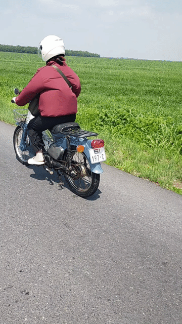 Honda Cúp 78 Xanh trắng. Mua bán Xe máy tại Huyện Bàu Bàng Bình Dương được đăng bởi Khai Hoang  hình 1
