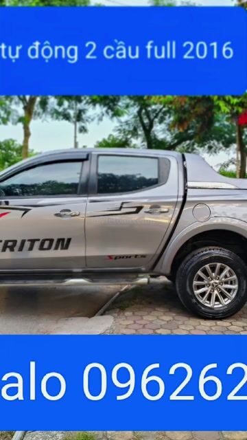 Mitsubishi Triton 2016 4x4 AT - 120000 km. Mua bán Ô tô tại Huyện Thanh Trì Hà Nội được đăng bởi Chuyên mua bán xe Bán Tải Lướt  hình 1