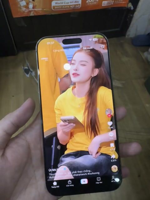 Apple iPhone 16 Pro Max Vàng Đã sử dụng. Mua bán Điện thoại tại Quận 8 Tp Hồ Chí Minh được đăng bởi Trường hình 1
