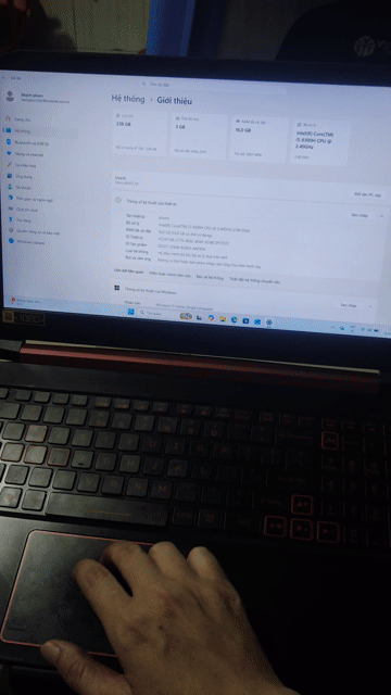 Acer Nitro 5 i5-9300H 15.6 inch 16GB/256G SSD. Mua bán Laptop tại Huyện Bến Lức Long An được đăng bởi khánh hình 1