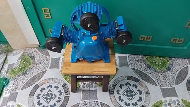 Đầu nén khí 3HP Xanh. Mua bán Đồ chuyên dụng, Giống nuôi trồng tại Thành phố Vĩnh Long Vĩnh Long được đăng bởi Anh Duy hình 1