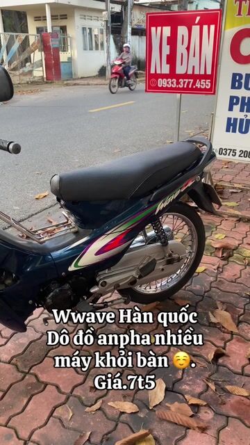 thanh lý wave hàn quốc máy zin êm , xe dô đồ Anpha. Mua bán Xe máy tại Thành phố Bà Rịa Bà Rịa - Vũng Tàu được đăng bởi Tùng Vario hình 1