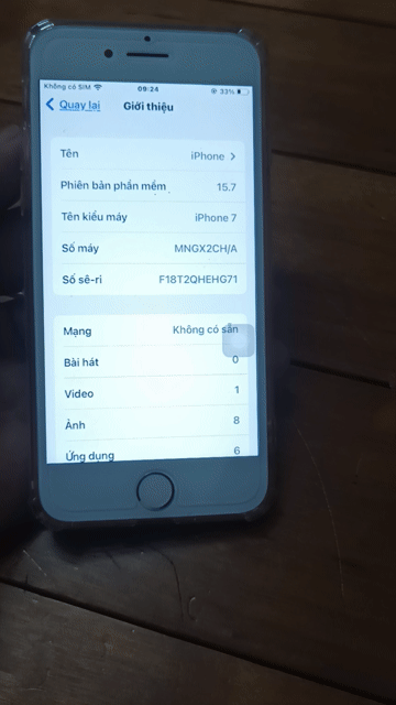 Apple iPhone 7 128GB vàng hồng (MỚI 97%). Mua bán Điện thoại tại Quận Hoàng Mai Hà Nội được đăng bởi Mr Bach hình 1