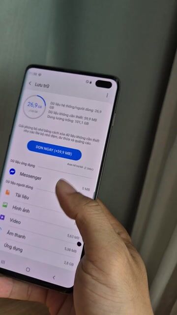 Samsung S10+ 128GB chip snap. Mua bán Điện thoại tại Quận 8 Tp Hồ Chí Minh được đăng bởi Phan Minh Tân hình 1