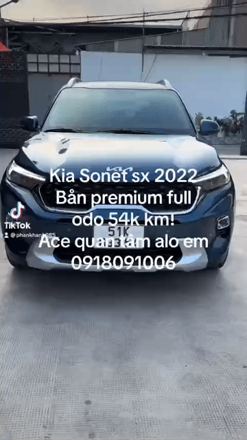 Kia Sonet Premium Xanh 5 chỗ 54.425 km. Mua bán Ô tô tại Huyện Hóc Môn Tp Hồ Chí Minh được đăng bởi Khanh Phan hình 1