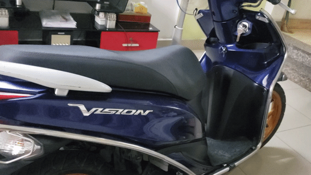 Honda Vision 2014 màu Xanh. Mua bán Xe máy tại Quận Bình Tân Tp Hồ Chí Minh được đăng bởi Thanh hình 1