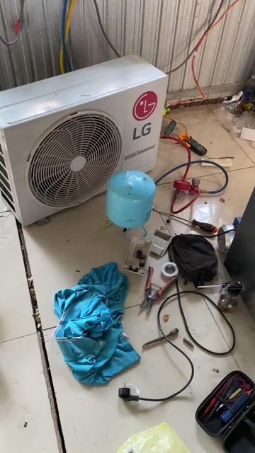 Máy lạnh LG 1.5 ngựa Mới 99%. Mua bán Máy lạnh, điều hoà tại Huyện Phú Tân An Giang được đăng bởi Giang Lão Tứ hình 1