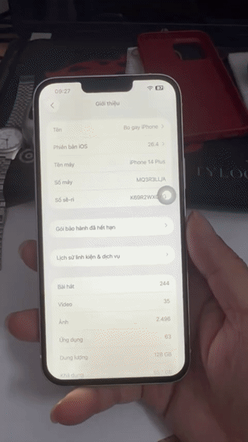 Apple iPhone 14 Plus 128GB Trắng. Mua bán Điện thoại tại Quận Ba Đình Hà Nội được đăng bởi Mr Cung hình 1