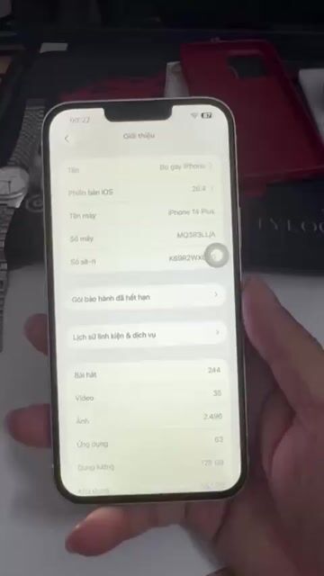 Apple iPhone 14 Plus 128GB Trắng. Mua bán Điện thoại tại Quận Ba Đình Hà Nội được đăng bởi Mr Cung hình 1