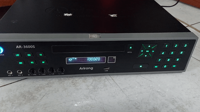Đầu đĩa Karaoke Arirang AR-3600S Đen Đã sử dụng. Mua bán Tivi, Âm thanh tại Huyện Bình Chánh Tp Hồ Chí Minh được đăng bởi Le va loa amply bãi hình 1