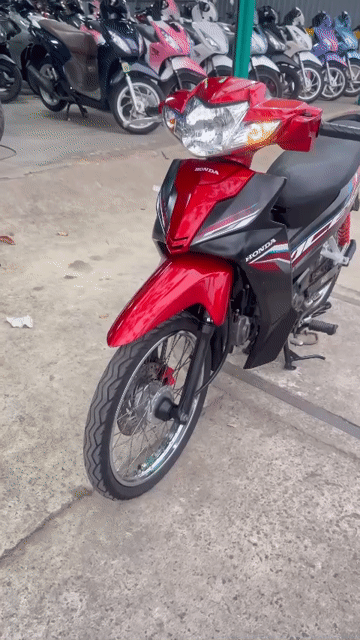 Honda Wave Blade 2022 Đỏ đen. Mua bán Xe máy tại Thị xã Bến Cát Bình Dương được đăng bởi xe máy trả góp tín nghĩa  hình 1