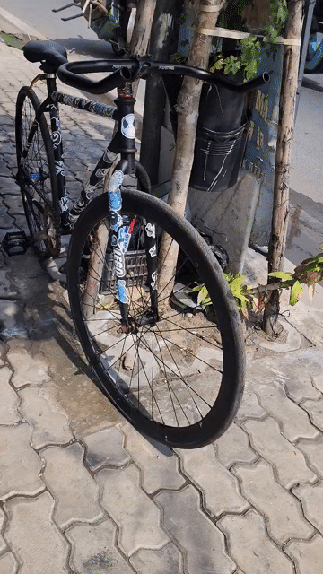 Xe đạp Fixed Gear Đen 26 inch. Mua bán Xe đạp tại Quận 12 Tp Hồ Chí Minh được đăng bởi Hana hình 1