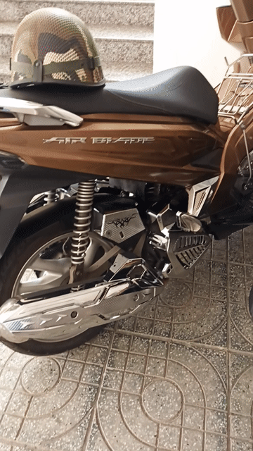 Honda Air Blade 2015 Vàng đồng. Mua bán Xe máy tại Huyện Xuyên Mộc Bà Rịa - Vũng Tàu được đăng bởi Duong cong hình 1