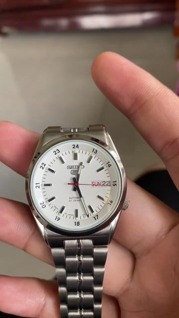 Đồng hồ Seiko 5 Automatic Kim loại Bạc. Mua bán Đồng hồ tại Quận 7 Tp Hồ Chí Minh được đăng bởi Long hình 1