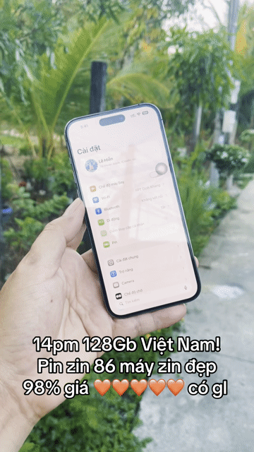 Apple iPhone 14 Pro Max 128GB Tím VN/A pin 86% zin. Mua bán Điện thoại tại Thành phố Mỹ Tho Tiền Giang được đăng bởi LH Max Dilys hình 1