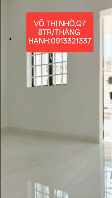 Cho thuê Nhà ở Quận 7 Tp Hồ Chí Minh diện tích 30 m² giá 8 triệu/tháng