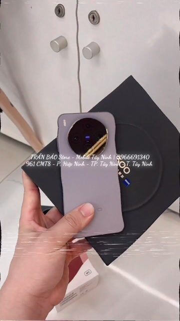 Vivo X300 5G Fullbox 12/256Gb Tím - Bán Trả Góp. Mua bán Điện thoại tại Thành phố Tây Ninh Tây Ninh được đăng bởi Trần Bảo Store Mobile Tây Ninh hình 1