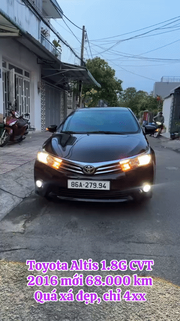 Toyota Altis 1.8G CVT 2016 Đen 68.000 km siêu phẩm. Mua bán Ô tô tại Thành phố Thủ Đức Tp Hồ Chí Minh được đăng bởi Phan Trung Quân hình 1