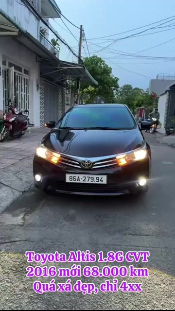 Toyota Altis 1.8G CVT 2016 Đen 68.000 km siêu phẩm. Mua bán Ô tô tại Thành phố Thủ Đức Tp Hồ Chí Minh được đăng bởi Phan Trung Quân hình 1