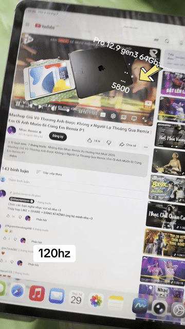 Apple iPad Pro 12.9 Gen 3 64GB Xám. Mua bán Máy tính bảng tại Quận Tân Bình Tp Hồ Chí Minh được đăng bởi như ý hình 1