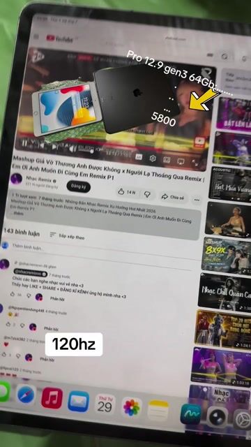 Apple iPad Pro 12.9 Gen 3 64GB Xám. Mua bán Máy tính bảng tại Quận Tân Bình Tp Hồ Chí Minh được đăng bởi như ý hình 1