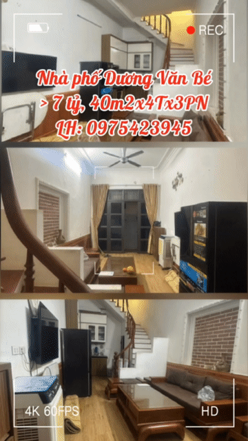 Mua bán Nhà ở Quận Hai Bà Trưng Hà Nội diện tích 40 m² giá 7,6 tỷ