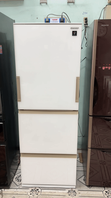 Tủ Lạnh Nội Địa Nhật Sharp Gương 3 cánh 356L. Mua bán Tủ lạnh tại Thành phố Biên Hòa Đồng Nai được đăng bởi Hàng Nhật Biên Hoà  hình 1