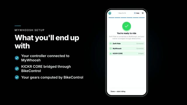 Preview frame of the video “Setting up BikeControl with MyWhoosh”