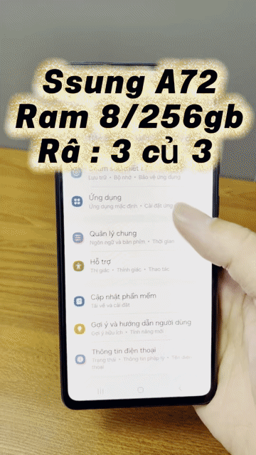 Samsung A72 256GB Đen Like New. Mua bán Điện thoại tại Quận 4 Tp Hồ Chí Minh được đăng bởi Tuấn hình 1