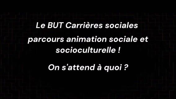 BUT Carrières Sociales parcours animation sociale et socioculturelle à Rennes