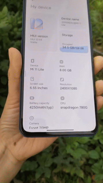 Xiaomi 11 Lite 128GB Xanh. Mua bán Điện thoại tại Huyện Mê Linh Hà Nội được đăng bởi NAD Tech hình 1