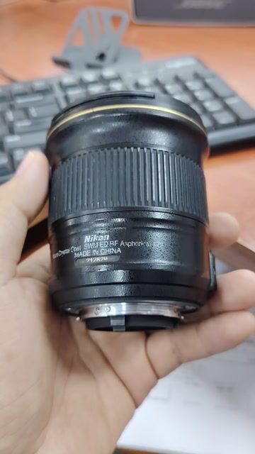 Ống kính Nikon 24mm F1.8G Nano. Mua bán Máy ảnh, Máy quay tại Thành phố Bến Tre Bến Tre được đăng bởi Nguyễn Anh Khoa hình 1