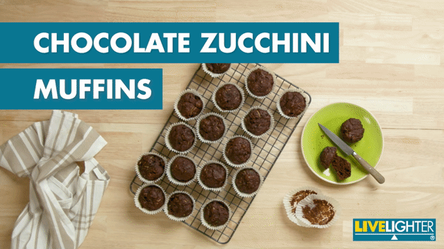 Chocolate Zucchini Muffins